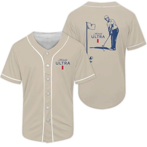 Michelob Ultra Golf Player Baseball Jersey
