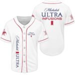 Michelob Ultra White Baseball Jersey