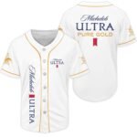 Michelob Ultra White Baseball Jersey