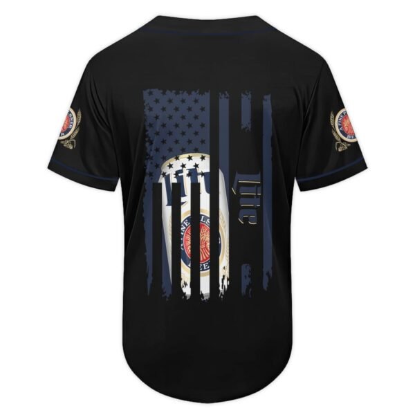 Miller Lite American Flag Baseball Jersey
