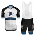 Miller Lite Stripe Men's Cycling Jersey Set