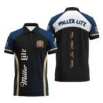 Miller Lite Tastes Like Miller Time Polo Shirt