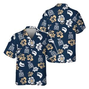 Miller Lite Tropical Garden Hawaiian Shirt