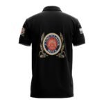 Miller Lite USA Flag Polo Shirt