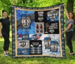 Milwaukee's Blood Type Flannel Blanket