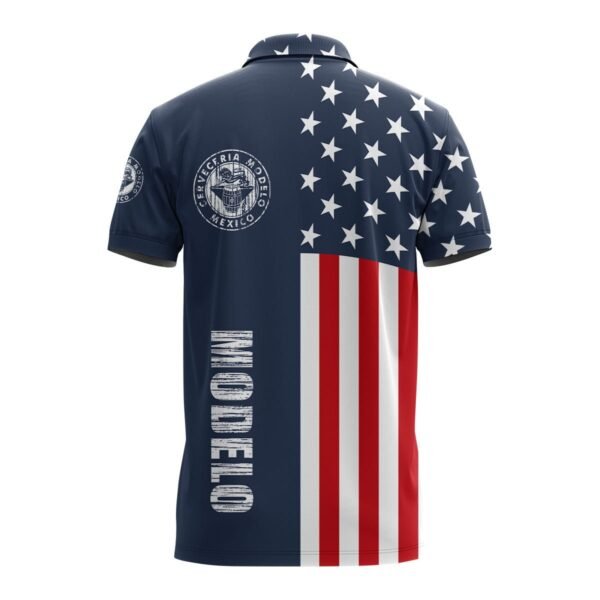 Modelo America Flag Polo Shirt