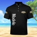 Modelo American Flag Men's Plus Size Polo Shirt