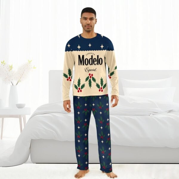 Modelo Christmas Cherry Family Pajamas Set