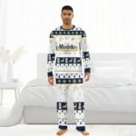 Modelo Christmas Holiday Family Pajamas Set