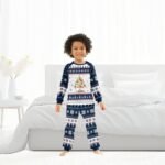 Modelo Christmas Tree Family Pajamas Set