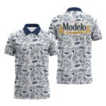 Modelo Doodle Art Polo Shirt