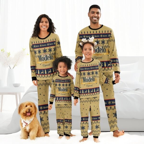 Modelo Especial Christmas Family Pajamas Set