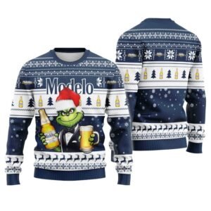 Modelo Grinch Christmas Ugly Sweater