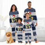 Modelo Grinch Christmas Family Pajamas Set