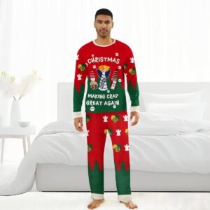 Modelo Making Christmas Great Again Family Pajamas Set - Flexiquor.com