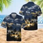 Modelo Sunset Men's Plus Size Hawaiian Shirt