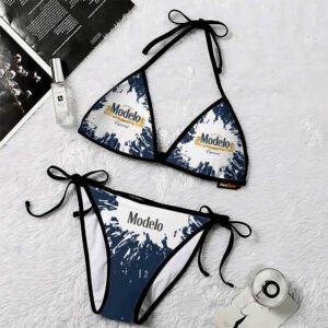 Modelo Tie Dye Triangle Beach Bikini
