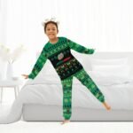 Mountain Dew Christmas Scenes Family Pajamas Set