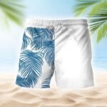 Natural Light Fern Swim Trunks