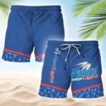 Natural Light Glass Bottle Dot Swim Trunks