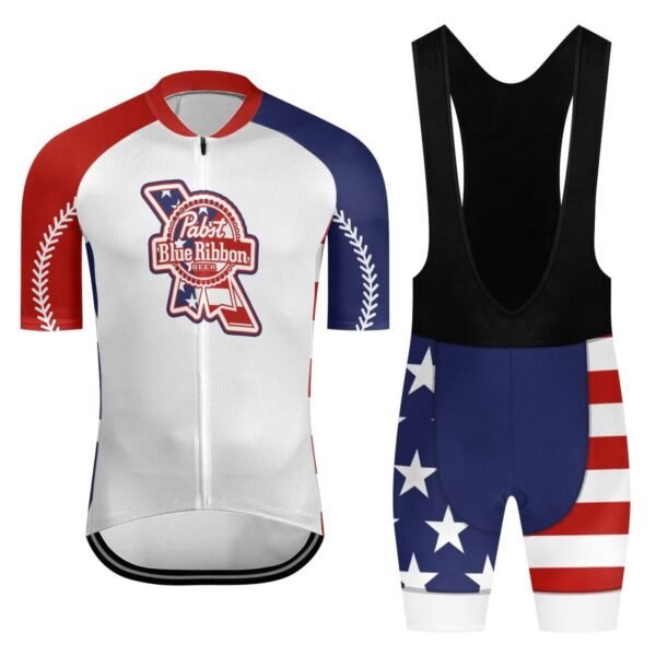 Pabst Blue Ribbon America Men's Cycling Jersey Set