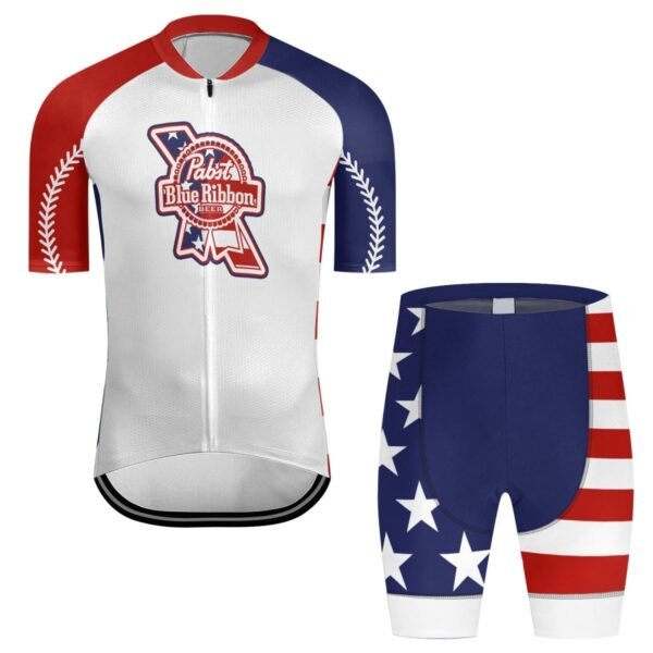 Pabst Blue Ribbon America Men's Cycling Jersey Set