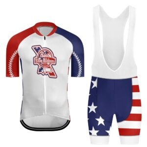 Pabst Blue Ribbon America Men's Cycling Jersey Set