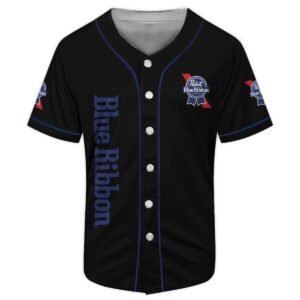 Pabst Blue Ribbon American Flag Baseball Jersey - Flexiquor.com