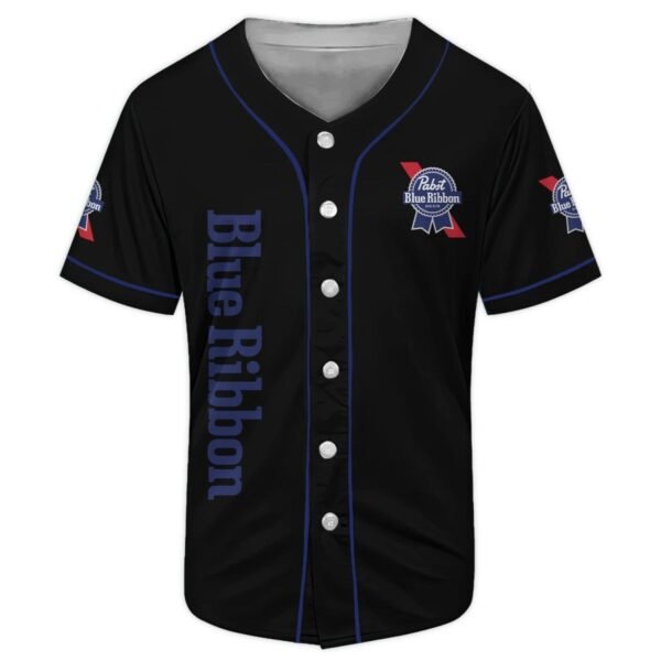 Pabst Blue Ribbon American Flag Baseball Jersey