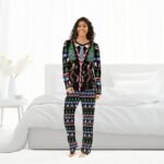 Pabst Blue Ribbon Christmas Bigfoot Family Pajamas Set