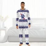 Pabst Blue Ribbon Christmas Family Pajamas Set