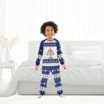 Pabst Blue Ribbon Christmas Tree Family Pajamas Set