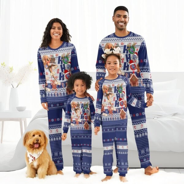 Pabst Blue Ribbon HoHoHo Family Pajamas Set