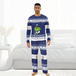 Pabst Blue Ribbon Make Grinch Happy Family Pajamas Set - Flexiquor.com