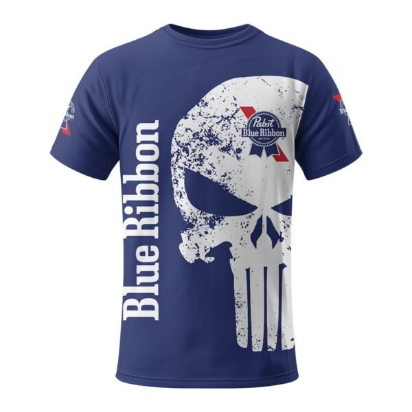 Pabst Blue Ribbon Skull T-Shirt