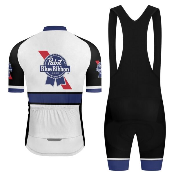 Pabst Blue Ribbon Stripe Men's Cycling Jersey Set