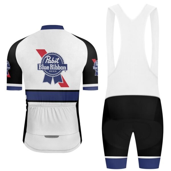 Pabst Blue Ribbon Stripe Men's Cycling Jersey Set