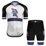 Pabst Blue Ribbon Stripe Men's Cycling Jersey Set