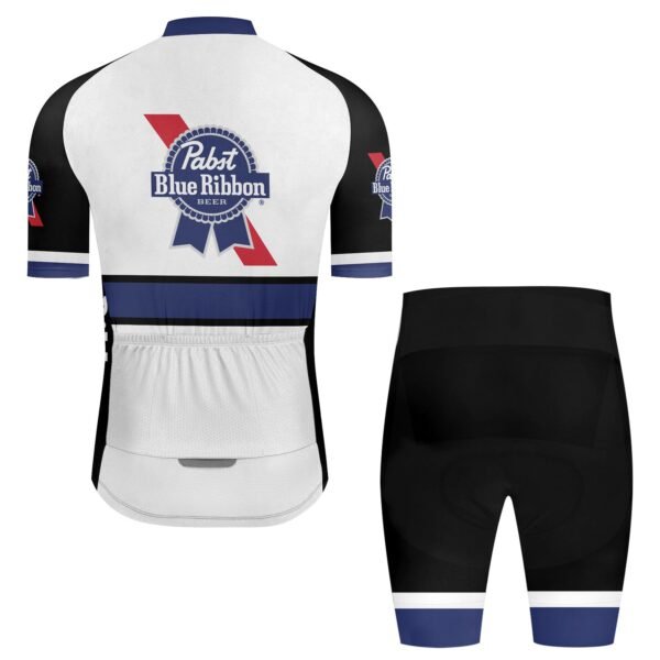 Pabst Blue Ribbon Stripe Men's Cycling Jersey Set
