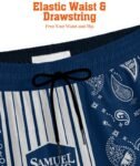 Paisley Half White Samuel Adams Compression Liner Swim Trunks
