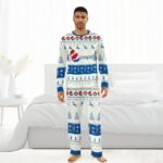 Pepsi Christmas Reindeer Family Pajamas Set