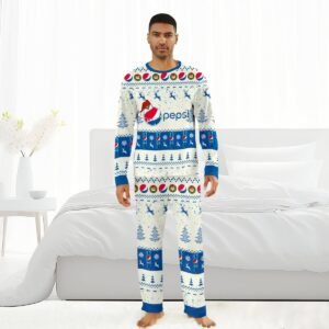 Pepsi Christmas Reindeer Family Pajamas Set - Flexiquor.com