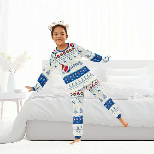 Pepsi Christmas Reindeer Family Pajamas Set