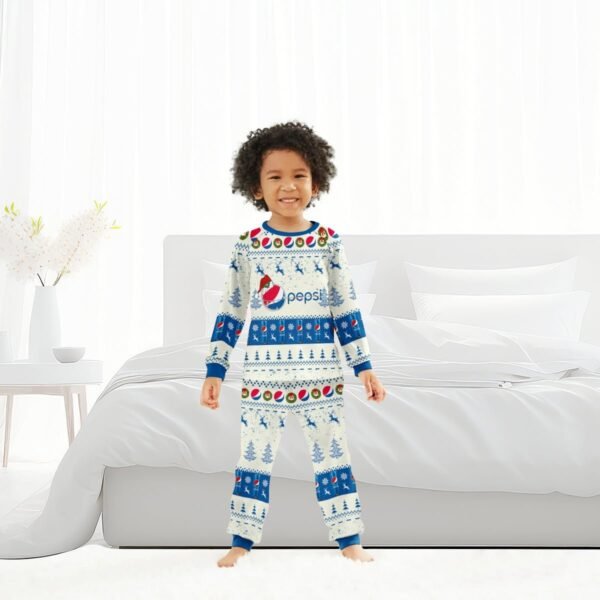 Pepsi Christmas Reindeer Family Pajamas Set