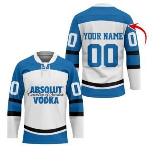 Personalized Absolut Vodka Hockey Jersey
