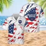 Personalized American Samuel Adams Ripped Hawaiian shirt