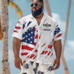 Personalized American Tearing Heineken Men's Plus Size Hawaiian Shirt