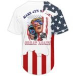 Personalized Bang Donald Trump Independence Day Baseball Jersey