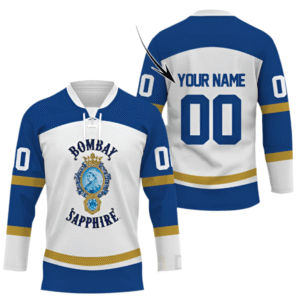 Personalized Bombay Sapphire Hockey Jersey