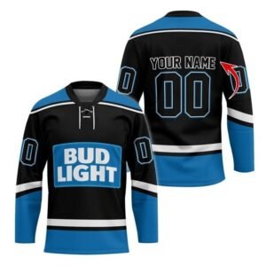 Personalized Bud Light Hockey Jersey